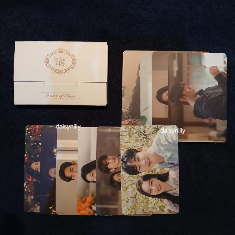 Sharing Merchandise MD Queen of Tears Pop-Up Store Photocard PC Kim Soo Hyun Kim Jiwon