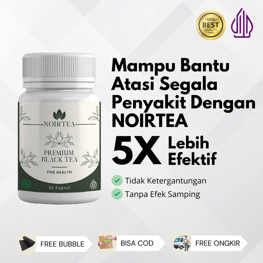 

NOIRTEA - Herbal Teh Hitam Mampu Atasi Berbagai Penyakit Diabetes, Jerawat, Pembakaran Lemak, Mencerahkan Kulit, Mengurangi stress, Mengatasi masalah jerawat, Mencegah serangan jantung dan melancarkan peredaran darah