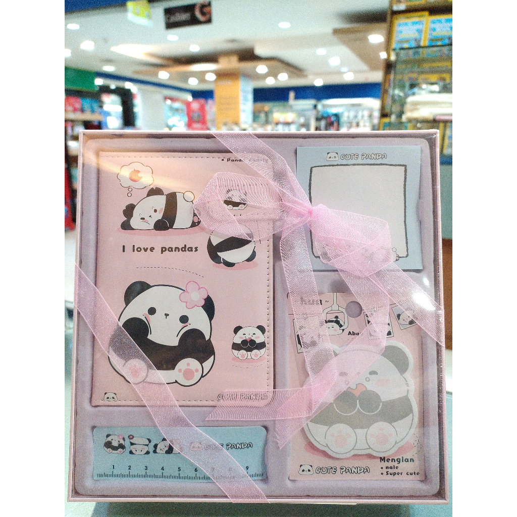 

Gramedia Mal Pekanbaru - (Original) Kako Cute Panda Stationery Set Box Pink