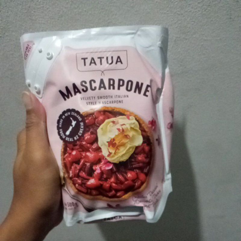 

Tatua mascarpone cheese 500gr tatua keju mascarpon keju untuk tiramisu