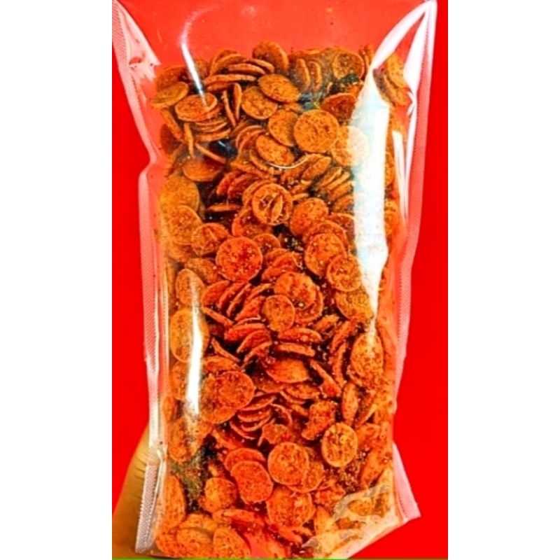 

sosreng/sosis goreng pedas daun jeruk 100gr