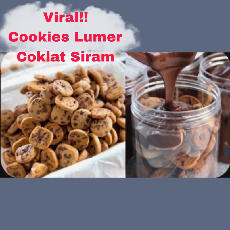 

Viral!! Cookies Siram Coklat Lumer