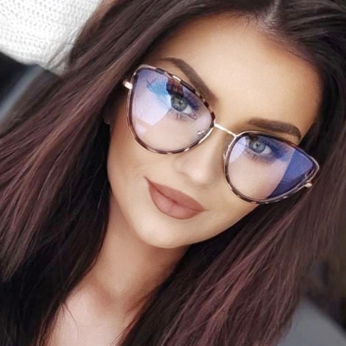 DISKON SPESIAL Kacamata Baca Lensa Plus Anti Radiasi Kacamata Wanita Reading Glasses Frame Kacamata