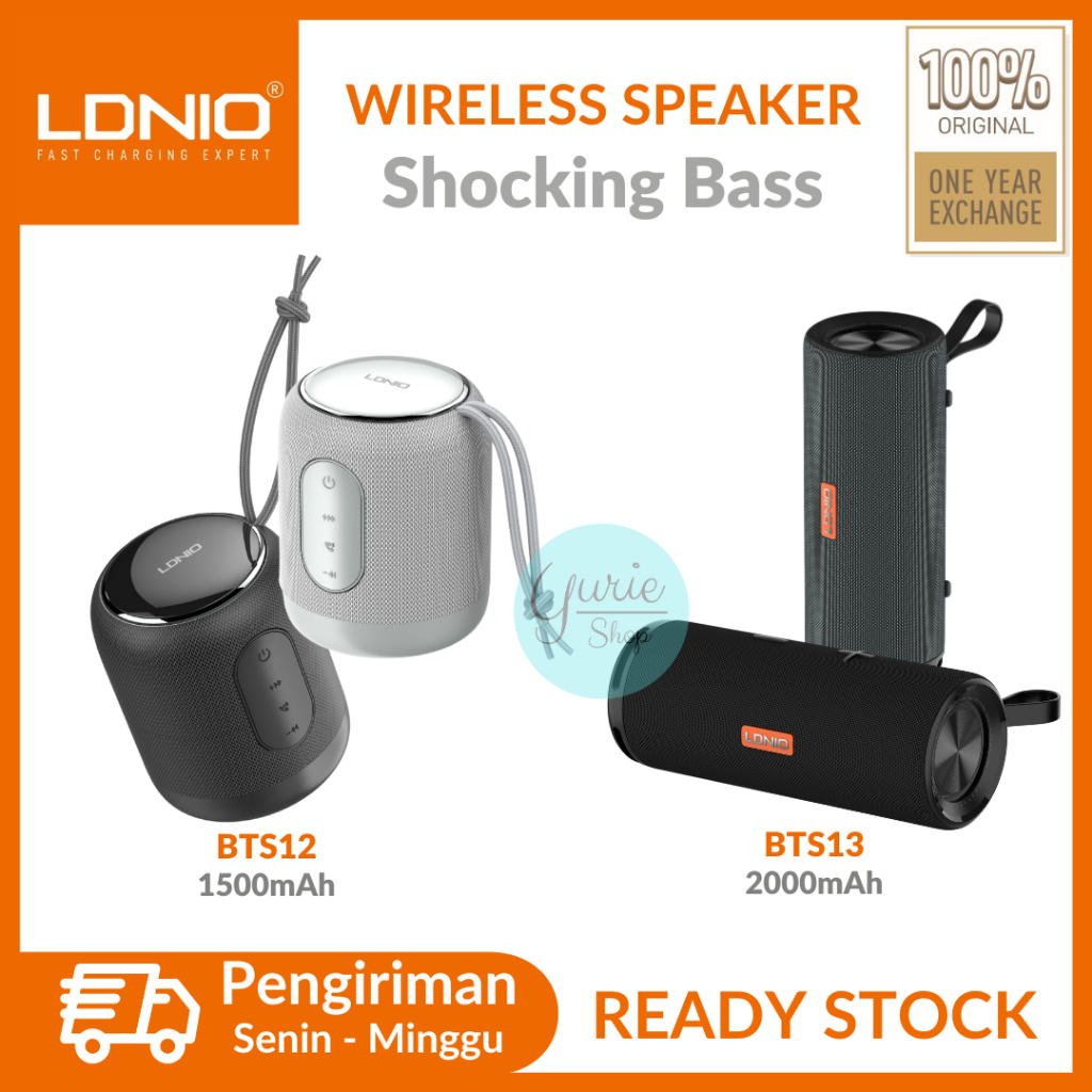 LDNIO Wireless Speaker BTS12 BTS13 Shocking Bass Hifi Bluetooth Portable