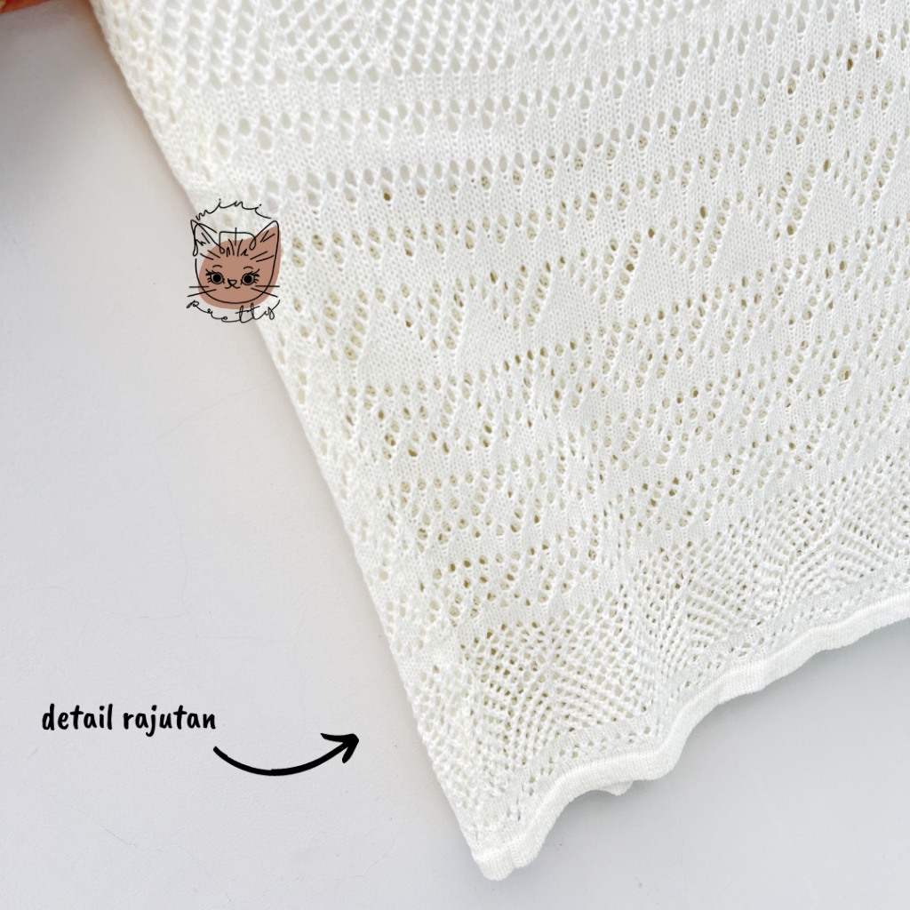 Rok Rajut Jaring dengan furing/ Pantai / Beach Skirt Bohemian Style