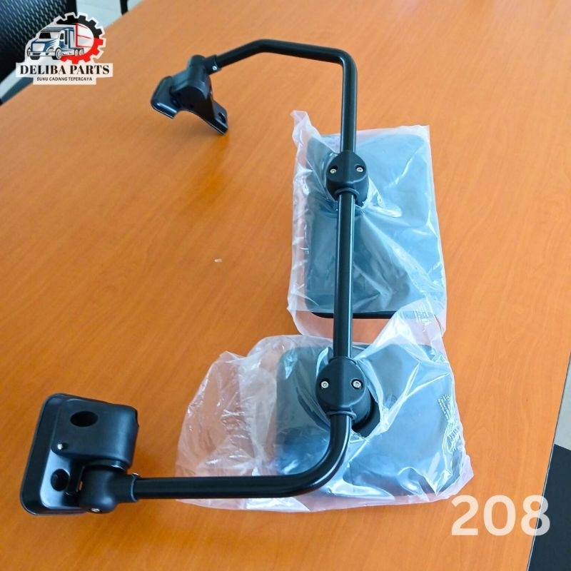 Gagang kaca spion set kiri (2 kaca spion), mirror LH Mercy Axor 1623, 2523, 2528, 4028, 4928, 3336K,