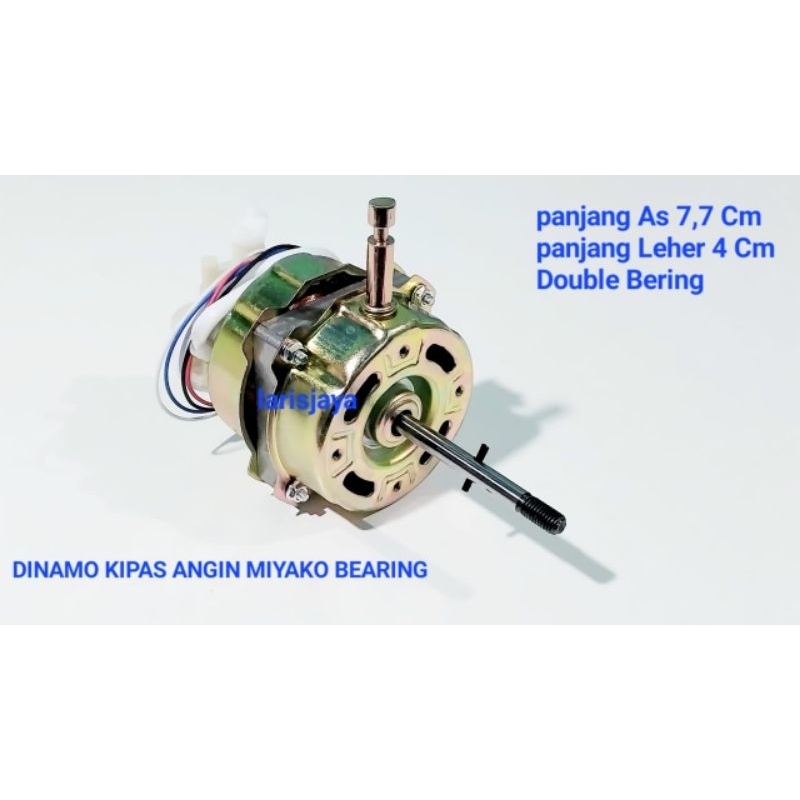 Ay00 Dinamo Kipas Angin Miyako Double Bearing Body Besar