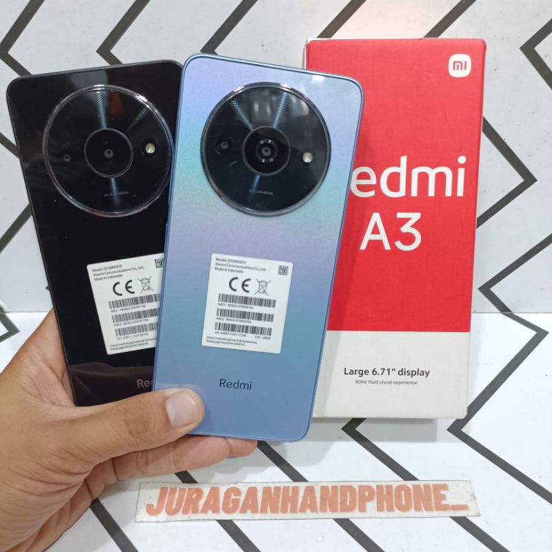 Redmi A3 4/128GB Hp Second Bekas Fullset