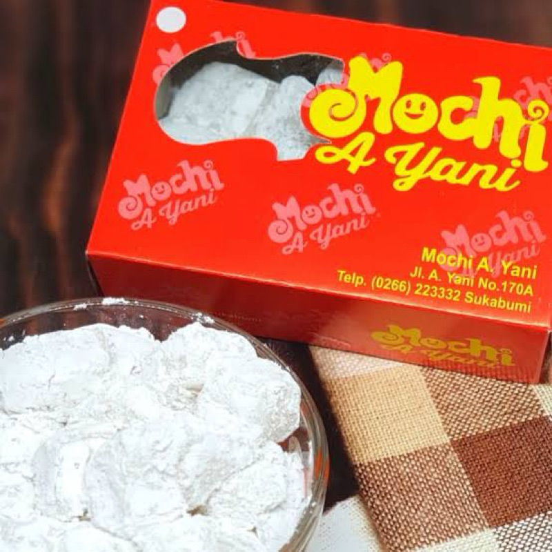 

MOCHI A YANI SUKABUMI OLEH OLEH KHAS KOTA SUKABUMI KACANG PANDAN POLOS