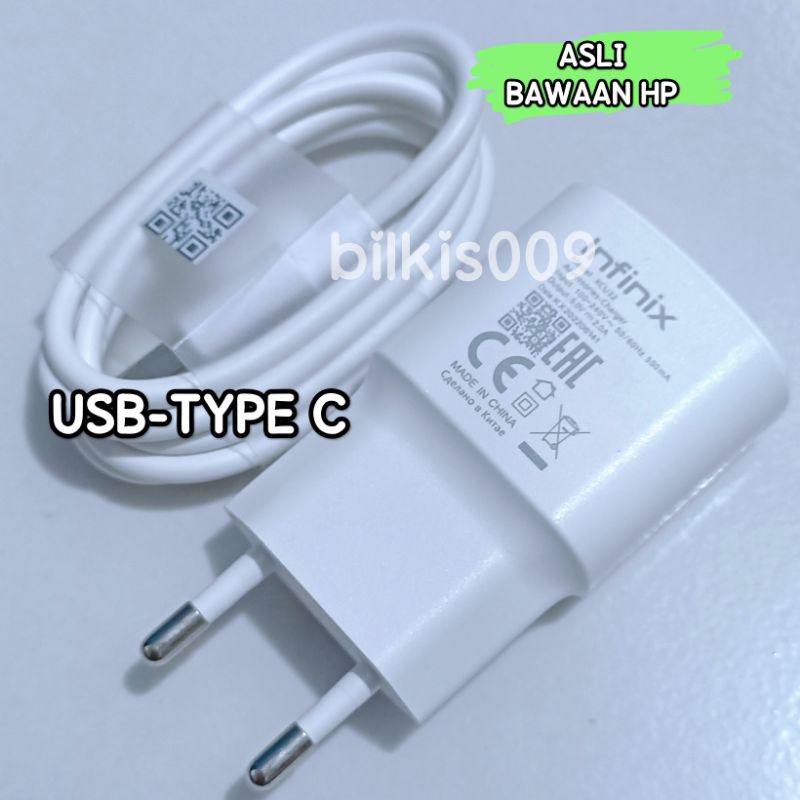 Charger infinix type c copotan hp original 100% infinix Note 30i/Hot 30/infinix Note 8/Note 10 PRO/N