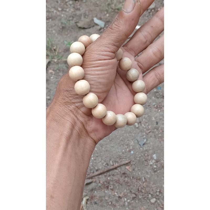 gelang kayu dewandaru asli harga premium ukuran 12mm