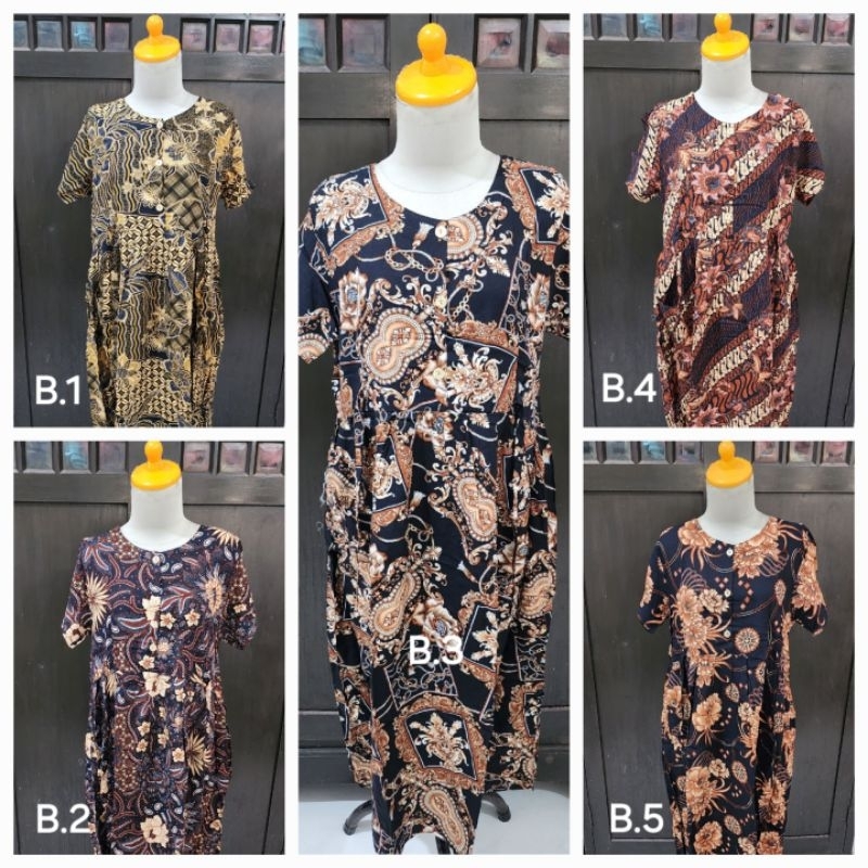 Daster kencana ungu 47 tali samping