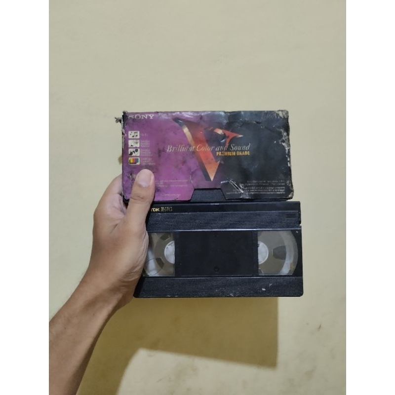 Kaset Sony VHS, For Display Only. Vintage Koleksi. Take All