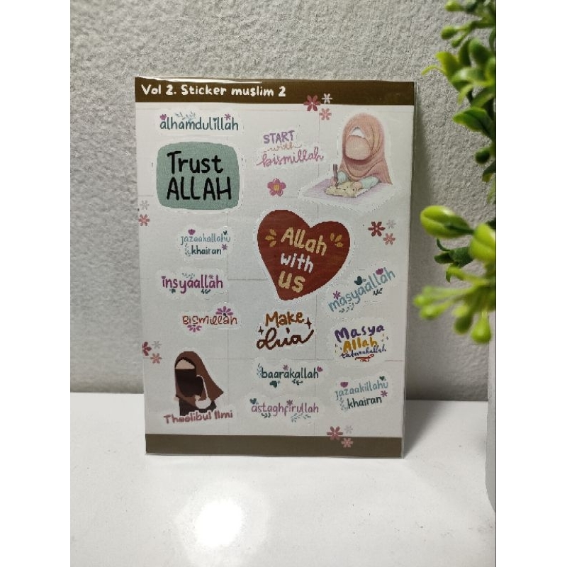 

vol 2 sticker jurnal muslim cutting kalimat thoyyibah
