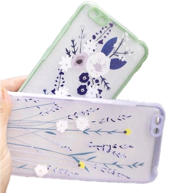 Softcase Vivo V5/V5s/V5Lite ( 1601,1609,1612,1714) Cas HP motif bunga