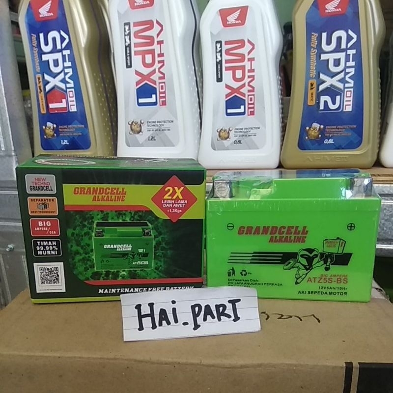 AKI ACCU BATTERY MIO J , BEAT KARBU ALKALINE Z5
