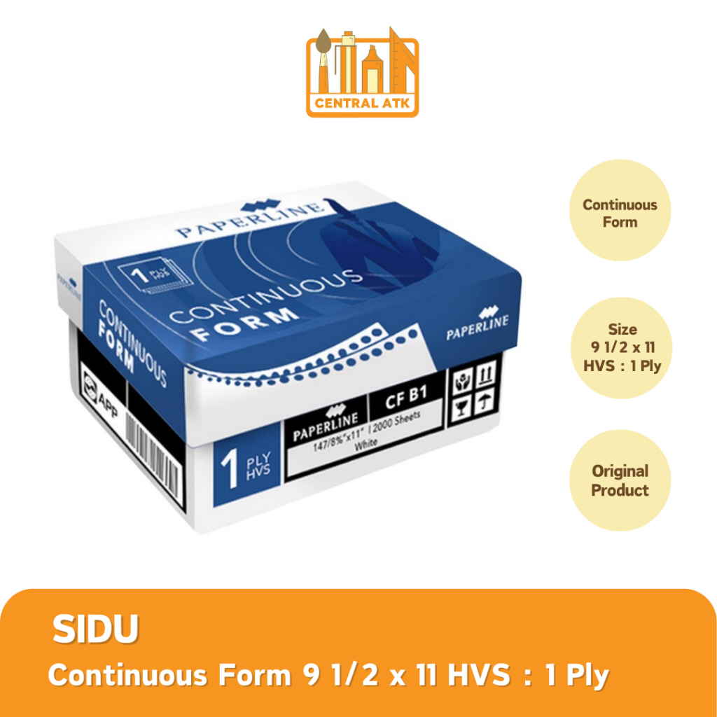 

Paperline CF 9 1/2 x 11 HVS 1Ply