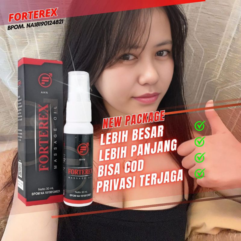 Forterex Massage Oil 100% ORIGINAL BPOM RI