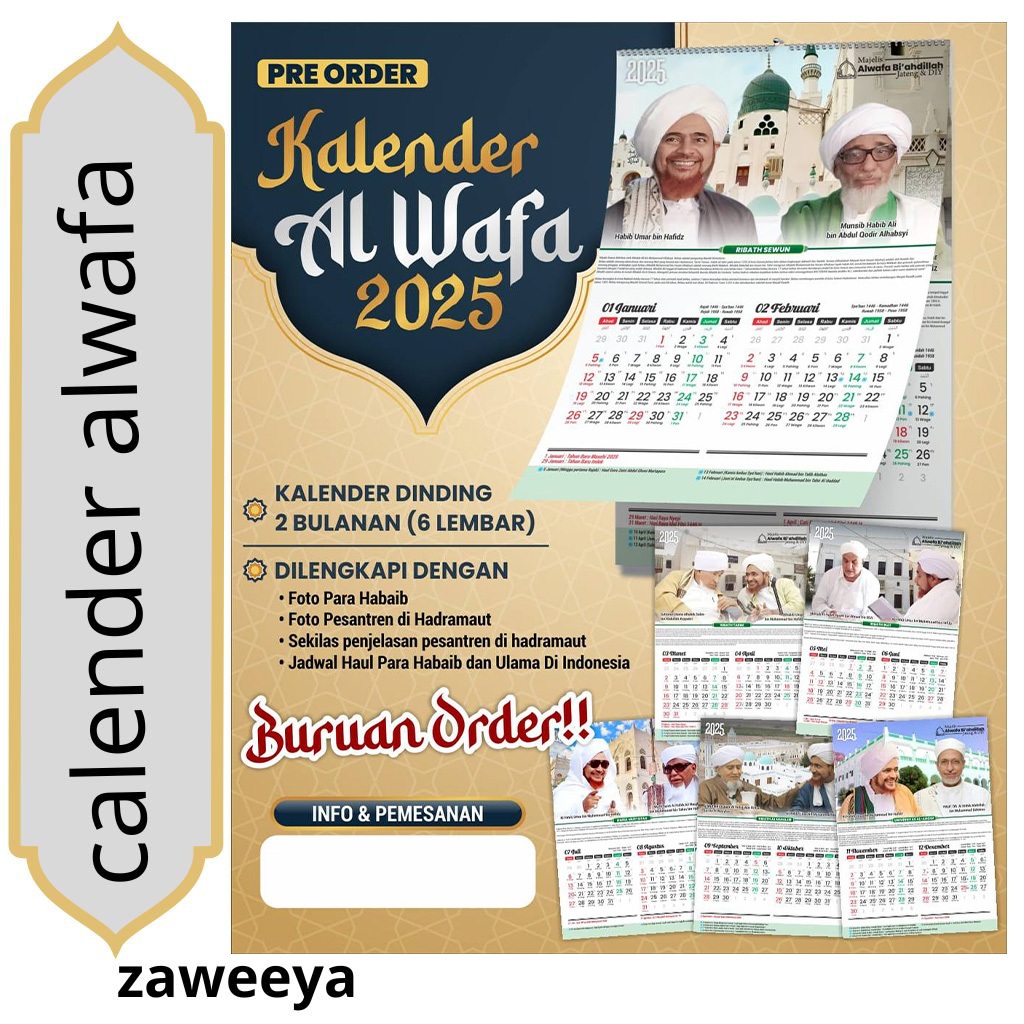 

KALENDER HABIB UMAR 2024 KALENDER HABAIB