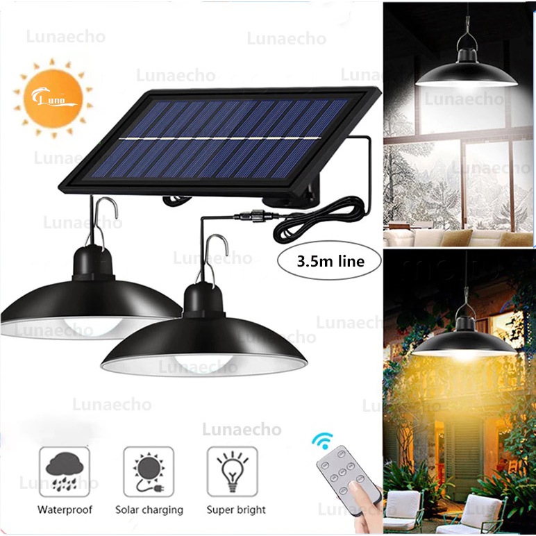 XM Lampu Taman Tenaga Surya Tahan Air IP65 - Lampu LED Outdoor dengan Panel Surya untuk Penerangan