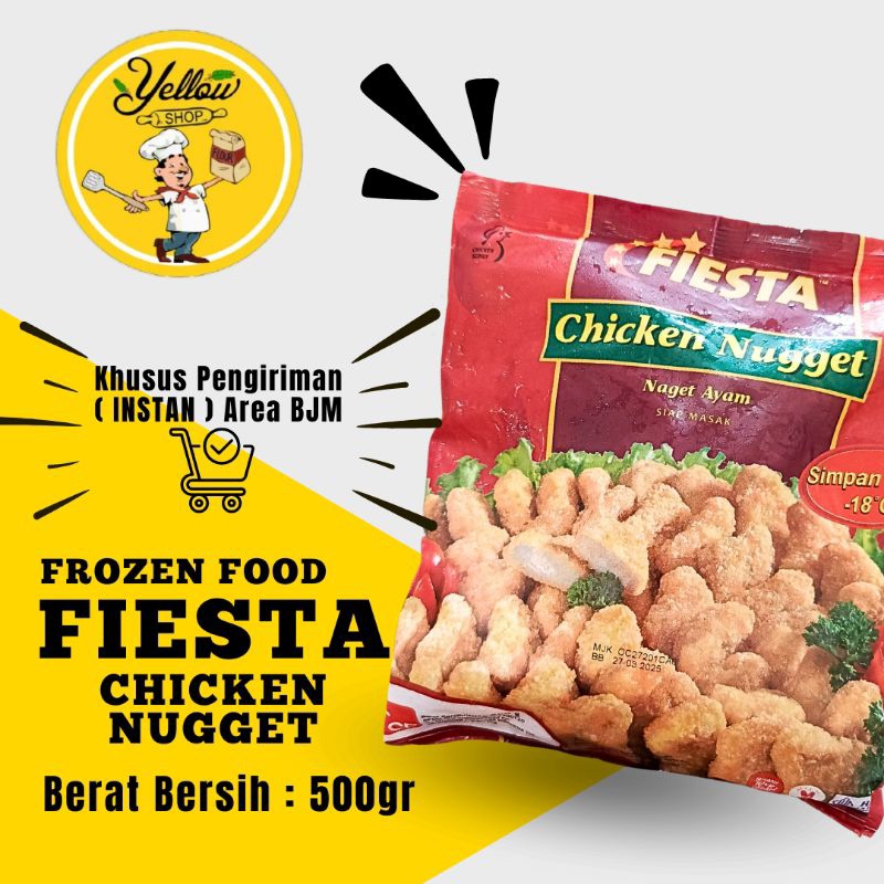 

FIESTA MITRA CHICKEN NUGGER 500GR / NUGGER AYAM FROZEN FOOD