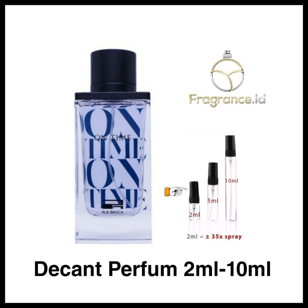 Decant Parfum On Time  By Rue Broca Pour Homme EDP