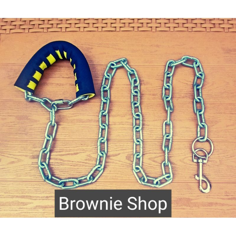 Rantai Tuntun Anjing Ras Besar Rantai Kuat