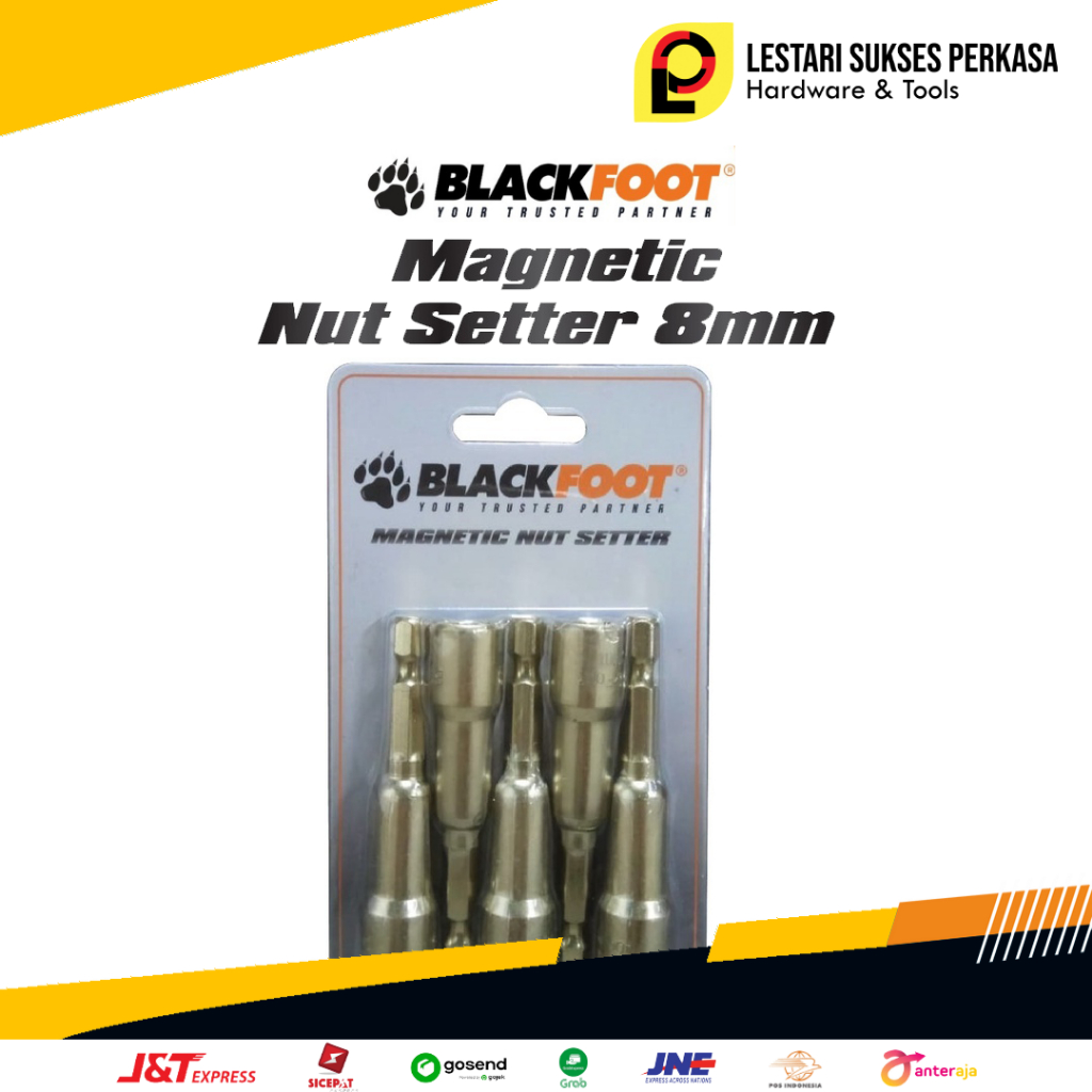 BLACKFOOT - Mata Obeng Roofing Magnet Sock Bor Skrup Magnetic Nut Setter