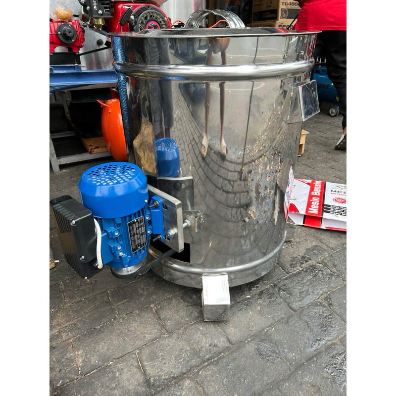 MESIN PENIRIS MINYAK SPINNER MACHINE 10 KG LENGKAP SAMA DINAMO 1/2HP