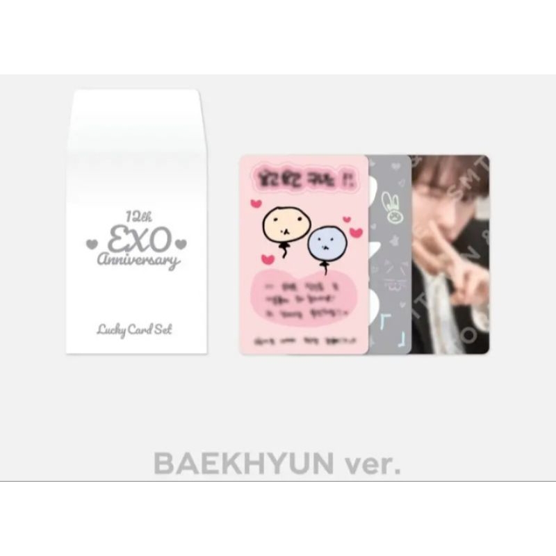 Lucky card baekhyun anniversary 12th & jaemin anniversary 7th lucky card