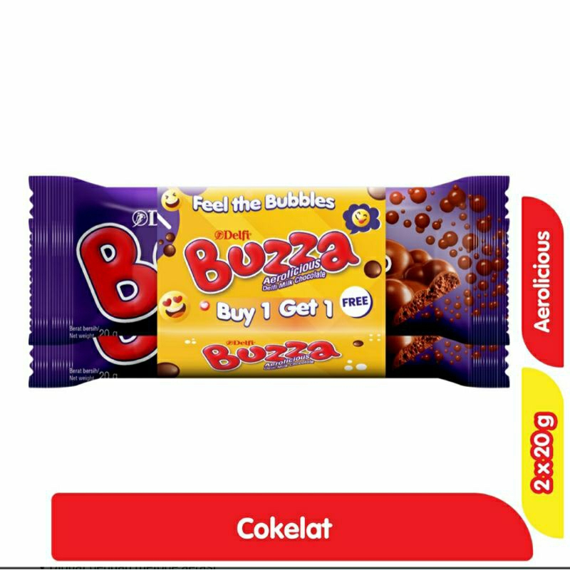 

Delfi buzza cokelat susu batang aerolicious 2 x 20 gr