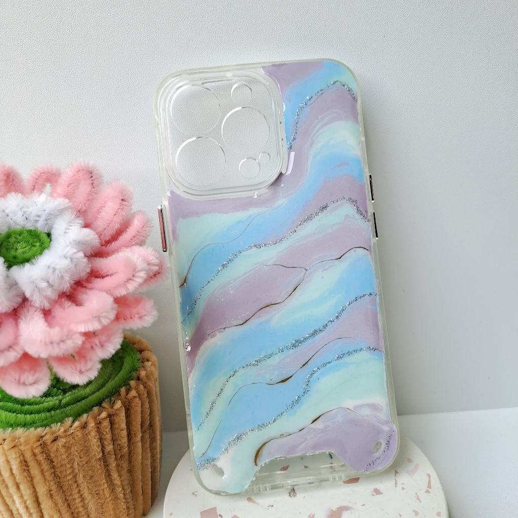 Custom Resin Phone Case | Casing HP Marble