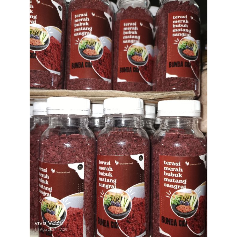 

Terasi Merah Sangrai Botol 80gr