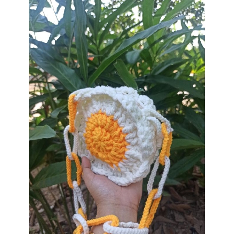 [Tobelihouse] tas rajut | amigurumi | tas bunga | rajut bunga|