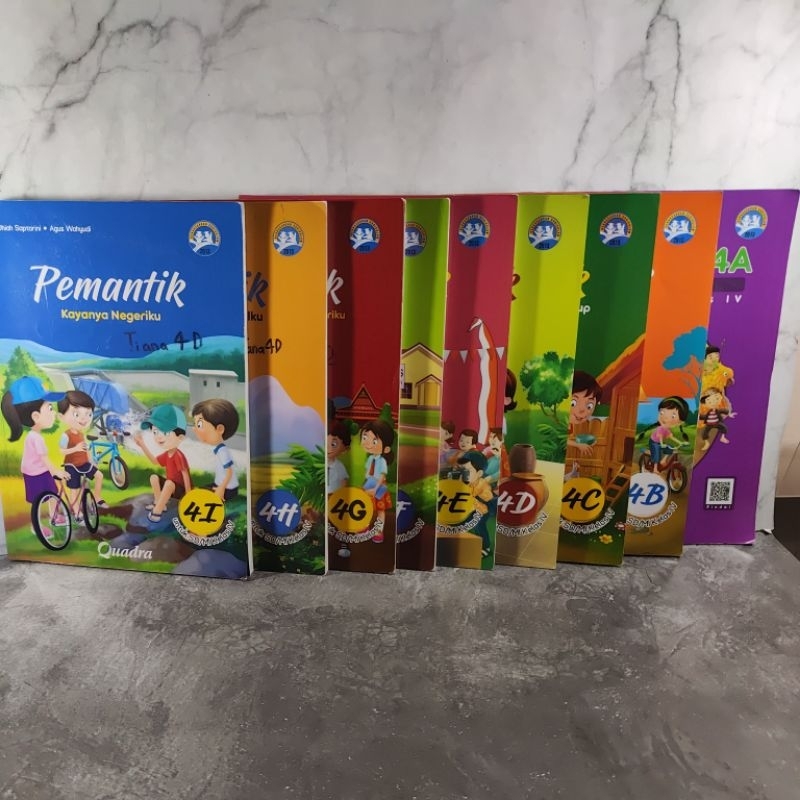Buku Pemantik kelas 4, 4A, 4B, 4C, 4D, 4E, 4F, 4G, 4H, 4I, IV, SD, Quadra, Kurikulum 2013, Dhiah Sap