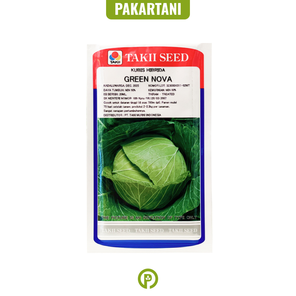 Green Nova Benih Kol Kubis Takii Seed