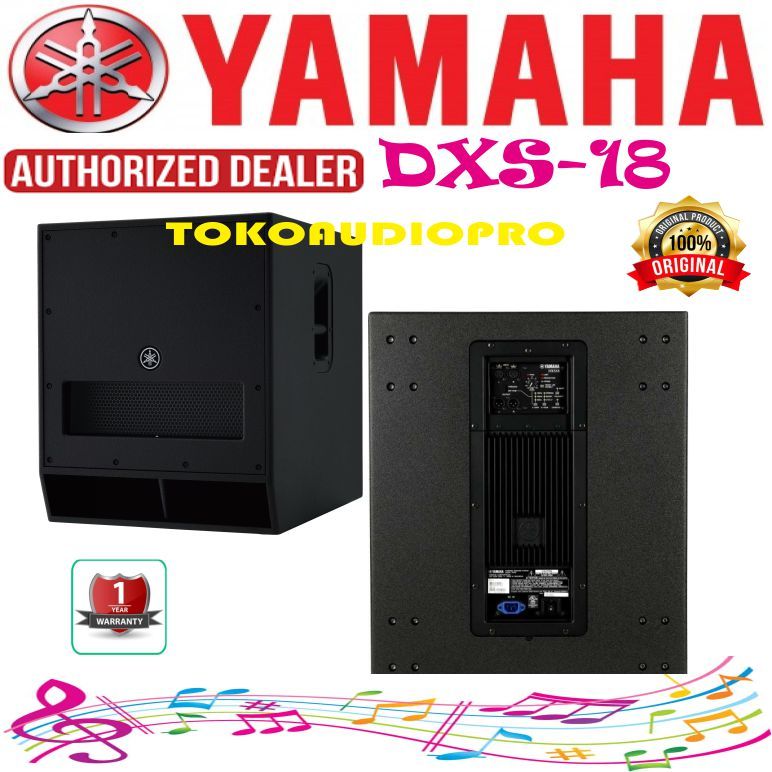 Sub Yamaha DXS18 800W 18 Inch Powered Subwoofer Aktif DXS-18 Sub Aktif