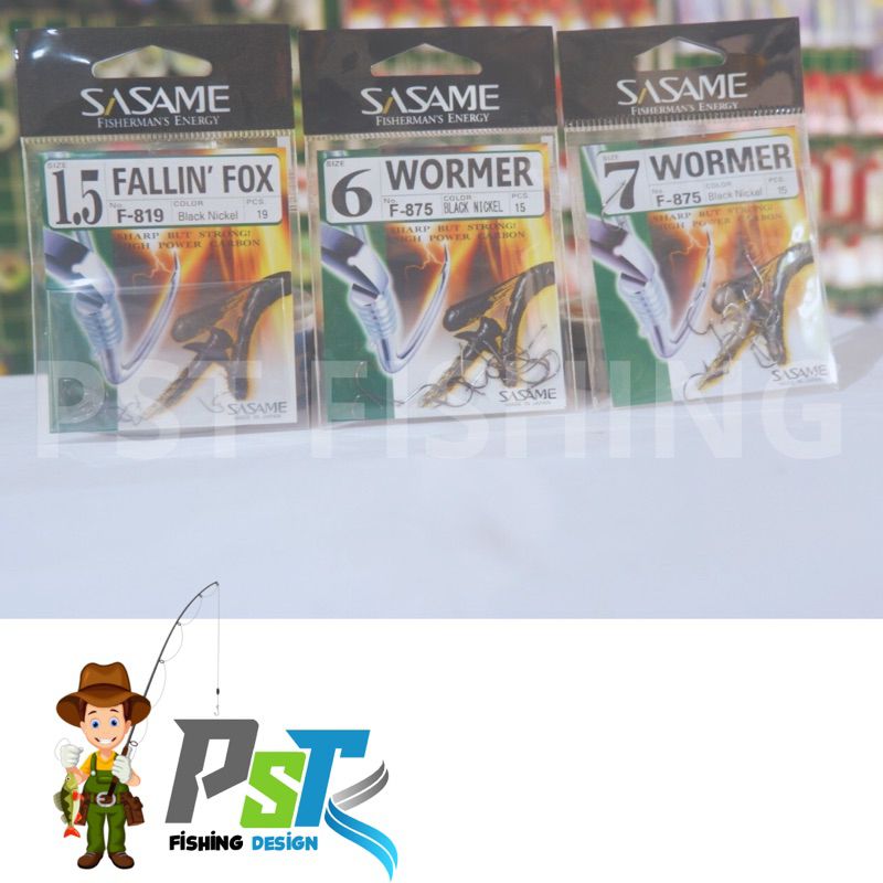 MATA KAIL SASAME WORMER & Fallin Fox -ALAT PANCING IKAN