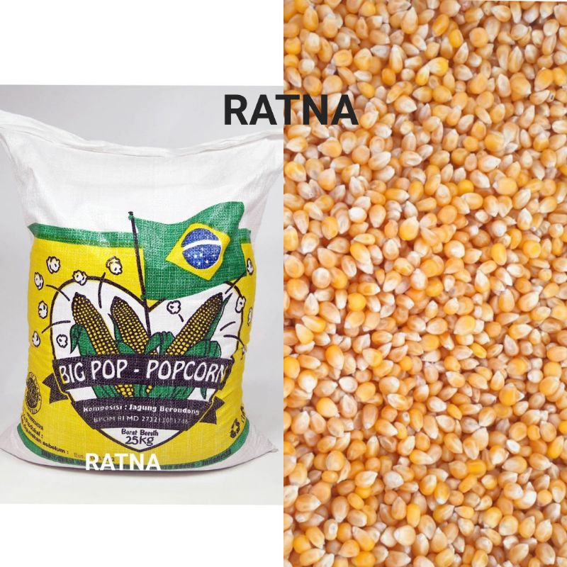 

JAGUNG POPCORN PREMIUM 1 Kg (BIG POP BRAZIL) JAGUNG POPCORN MENTAH