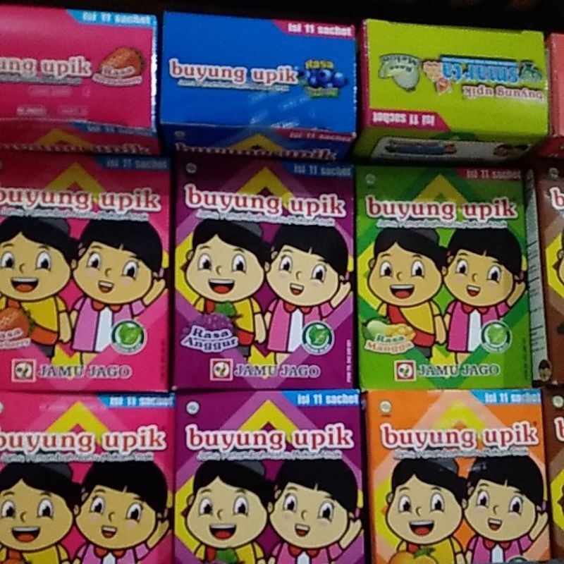 

Jamu anak BUYUNG UPIK jago isi 11sachet