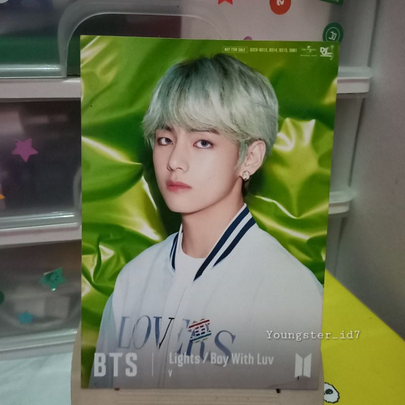 Official BTS Postcard Taehyung V Japan Single Lights