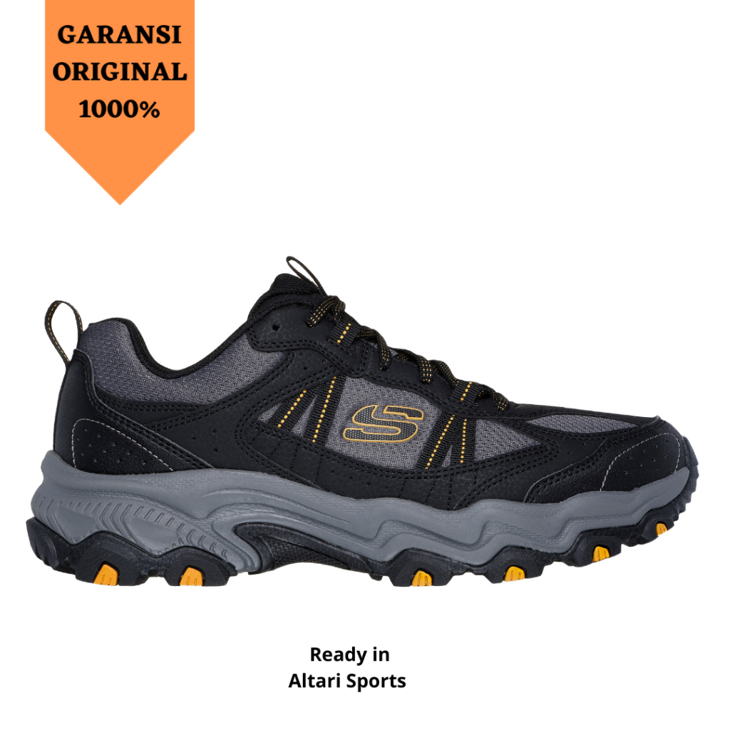 SEPATU HIKING PRIA SKECHERS STAMINA UPPER STICH 237527 / BKCC ORIGINAL ASLI BNIB - 45.5