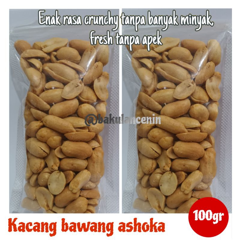 

Kacang Bawang Ashoka 100gr rasanya enak renyah best seller