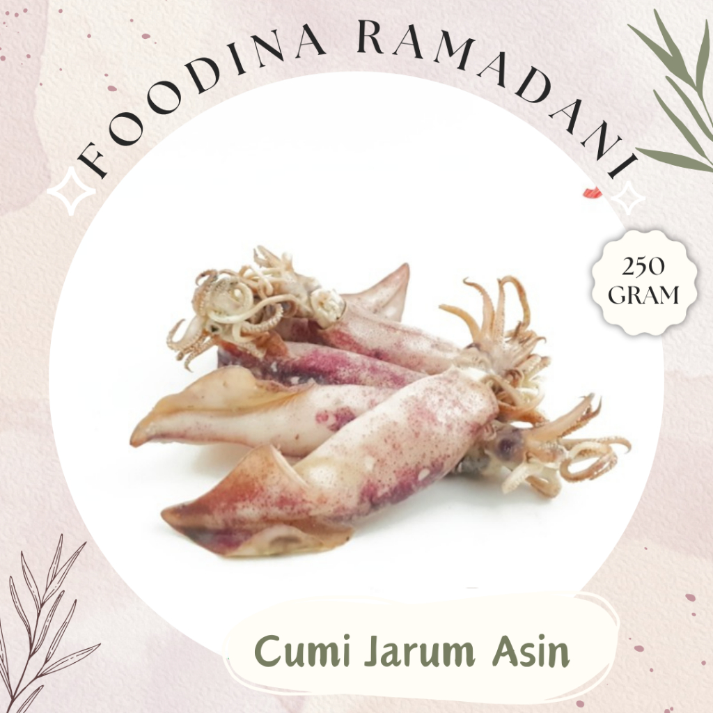 

CUMI JARUM Ikan Asin - Salted Squid Fresh [ Berat 250gr ] Harga Per BKS