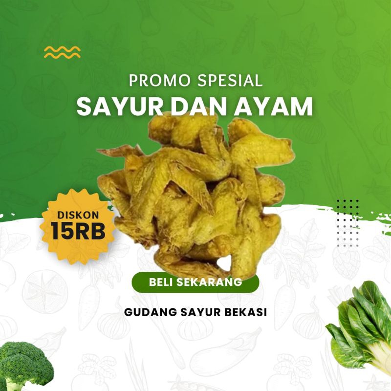 

Sayap Ayam Ungkep 500 gr