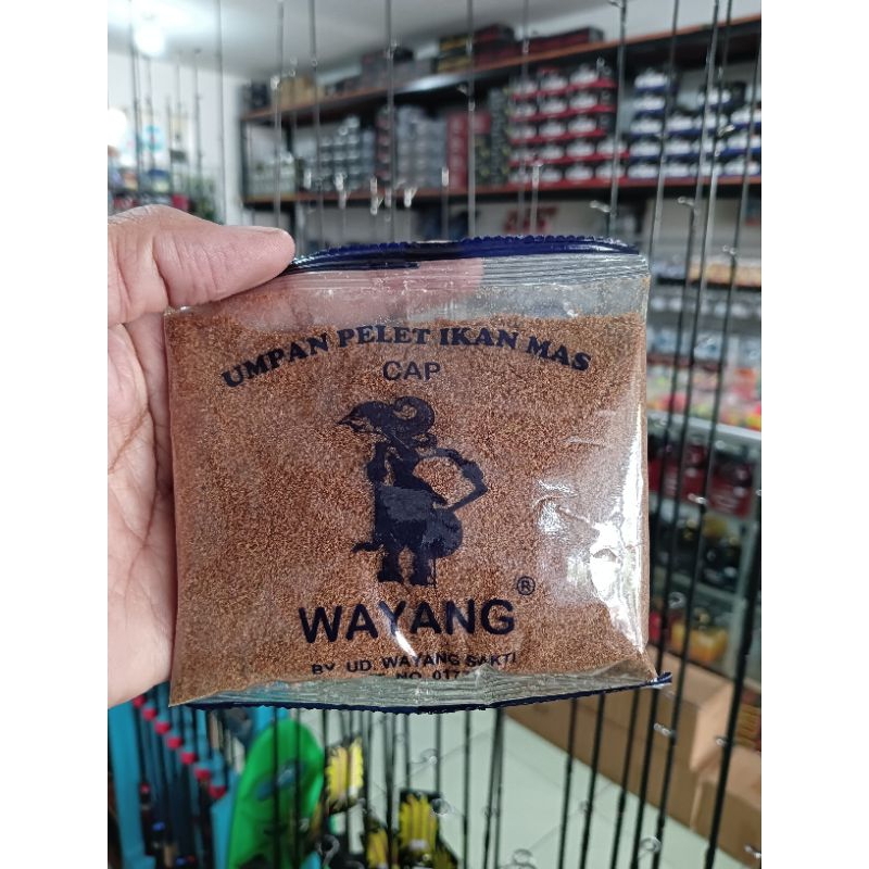 Umpan Pelet Ikan Mas Cap Wayang Kemasan Kecil