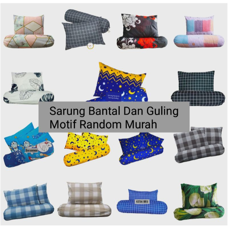 Urung Guling Dan Bantal Untuk isi Kapuk/Dakron Kulit Kapuk Resleting / Wadah Kapuk/Dakron