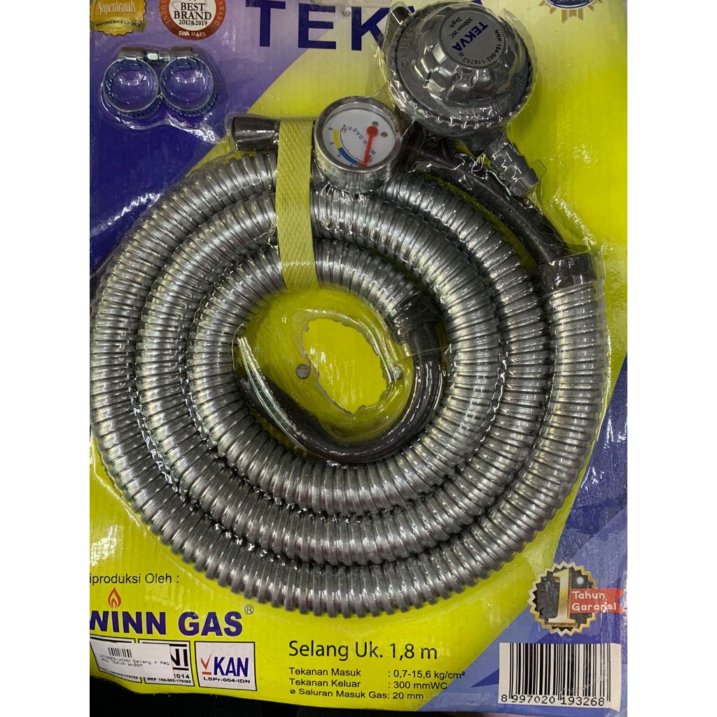 SNI Selang regulator / gas anti bocor
