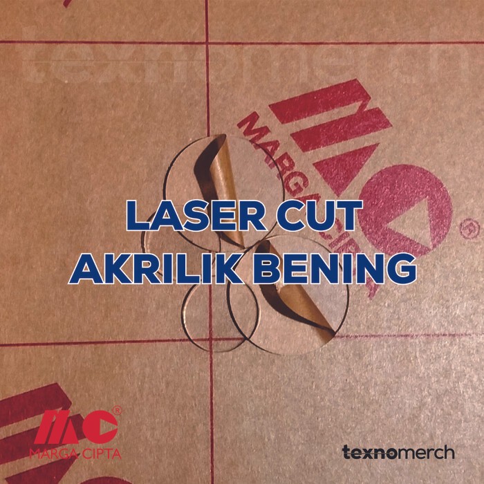 Akrilik Lembaran/Akrilik bening/Marga Cipta/ Acrylic - 2mm,Bulat - Bening