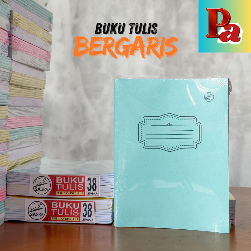 

Buku Tulis Sagra Isi 38 Lembar | Berisi 10 Buku dalam 1 pack